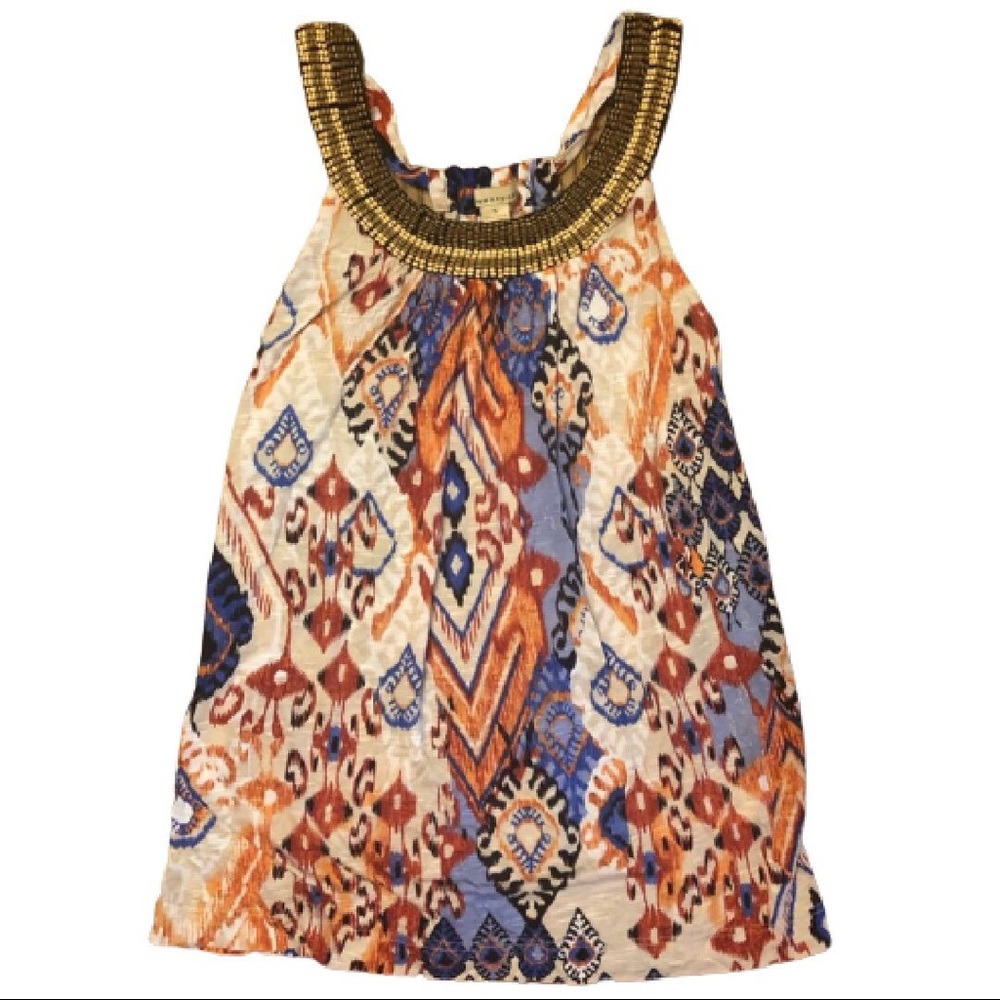 Hippie Boho Tribal Print Top